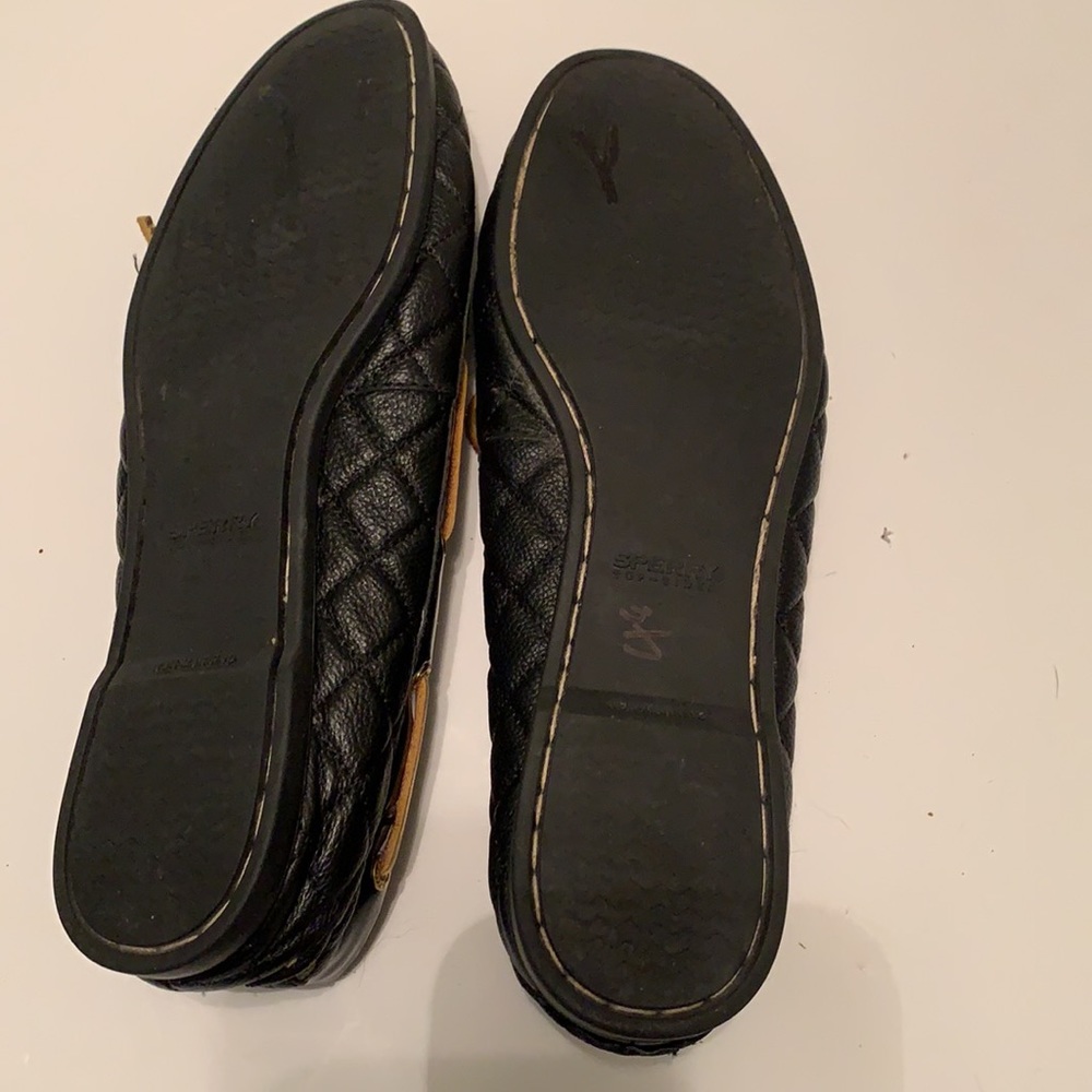 🫶🏼Sperry Topsiders Quilted Black Size 8 - Picture 5 of 5